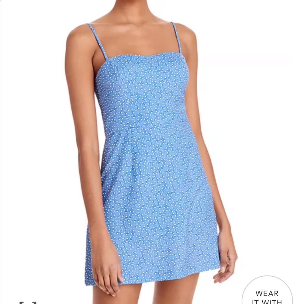 French Connection Blue Elao Printed Dress